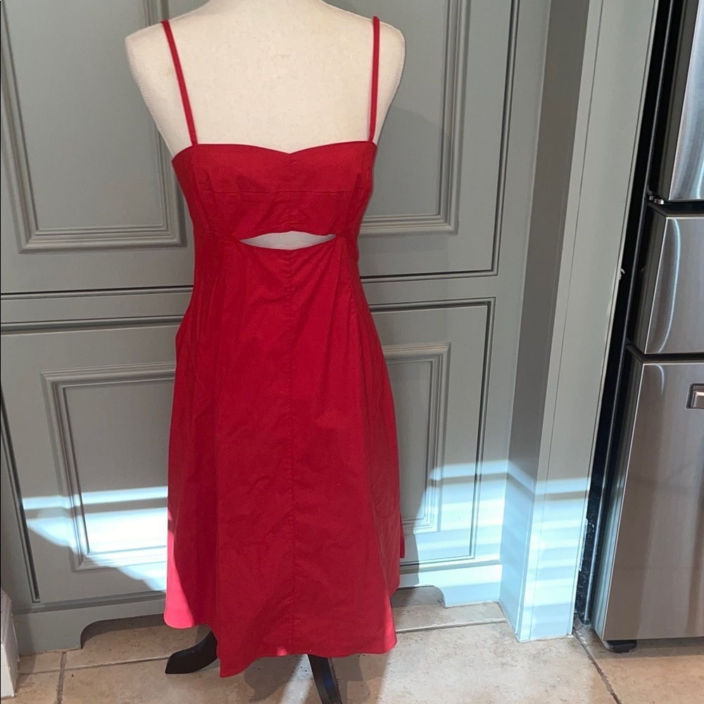 Derek Lam 10 Crosby Modern Glam Minimalist Midi Dress Luxe Chic